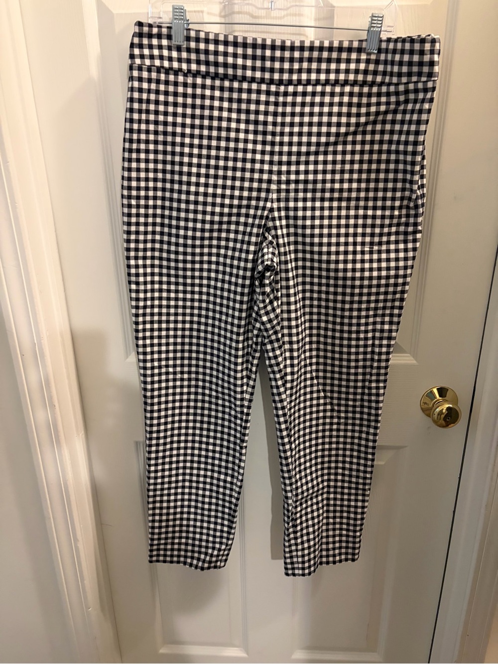 Talbots Black and White Gingham Pants